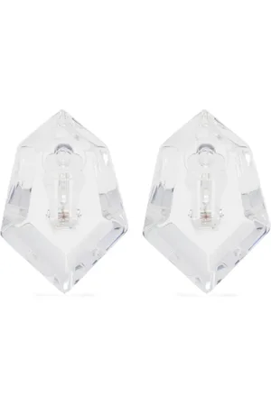 MONIES Pendientes con diseño transparente