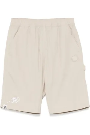 A Bathing Ape Bermudas con parche del logo