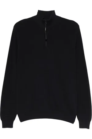Aspesi Jersey de algodón con cuello alzado