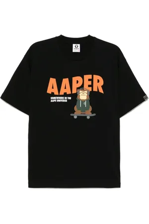A Bathing Ape Camiseta con estampado gráfico