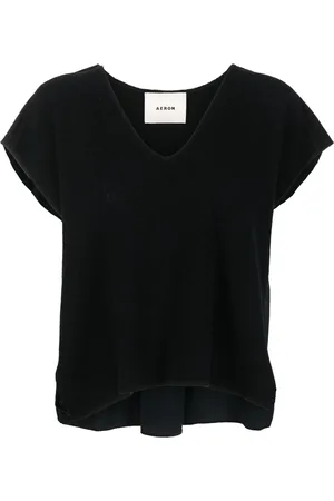AERON Camiseta con cuello en V