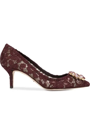 Dolce & Gabbana Zapatos de tacón con detalles de cristal