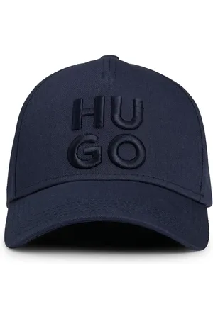 HUGO BOSS Gorra de algodón con logo bordado