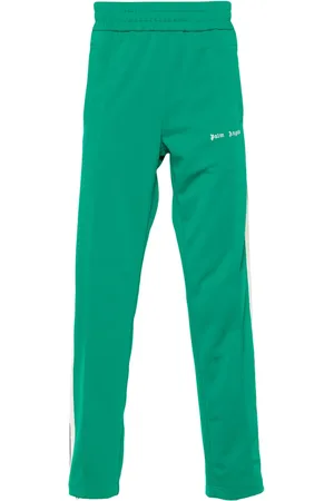 Palm Angels Pantalones de chándal con logo bordado