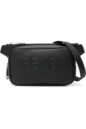 Fendi Riñonera con logo en relieve
