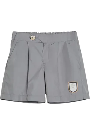 Brunello Cucinelli Bermudas con parche del logo