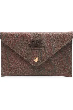Etro Cartera Pegaso con motivo de cachemira
