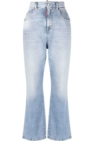 Dsquared2 Vaqueros acampanados de talle alto