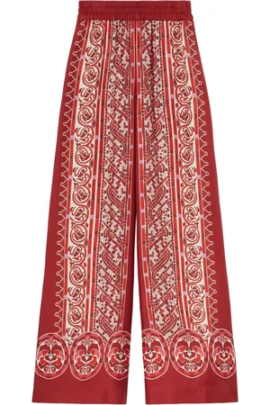 La DoubleJ Pantalones palazzo de seda