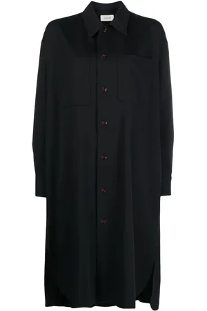 LEMAIRE Vestido camisero de manga larga