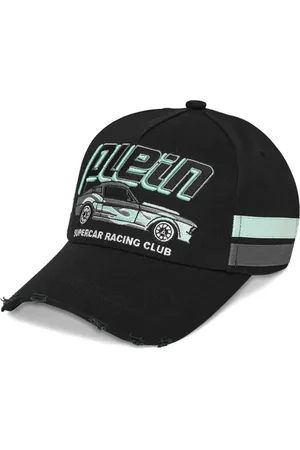Philipp Plein Gorra de algodón con logo bordado