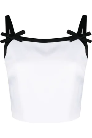 Msgm Top corto con detalle de lazo