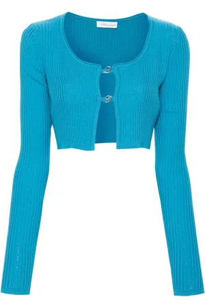 BLUMARINE Cárdigan corto de canalé