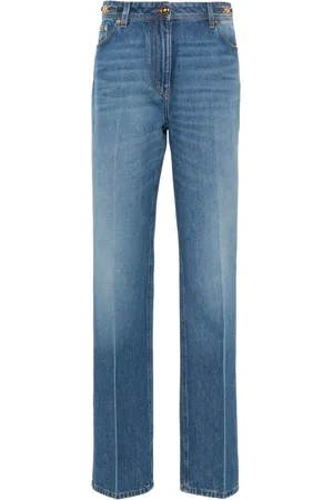 VERSACE Vaqueros boyfriend de talle medio