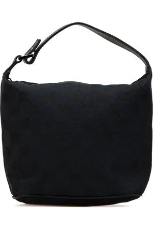 Gucci Bolso de mano de lona con logo GG 20st Century