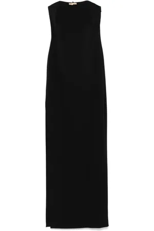 Elisabetta Franchi Vestido largo con detalle de joyas
