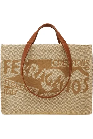 Salvatore Ferragamo Bolso shopper grande con logo bordado