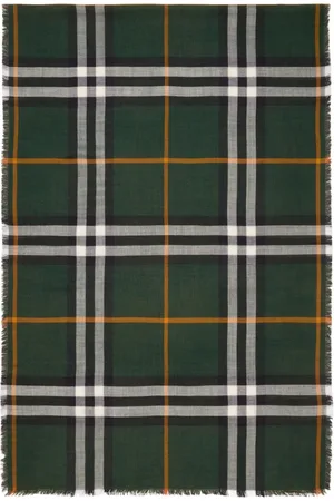 Burberry Bufanda a cuadros sin rematar