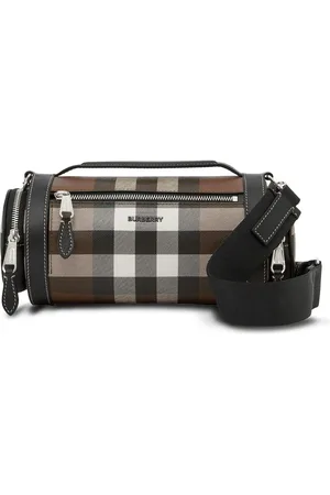 Burberry Bolso messenger con motivo Exaggerated Check