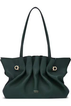 Salvatore Ferragamo Bolso de hombro de piel