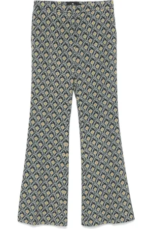 Etro Pantalones con estampado de cachemira