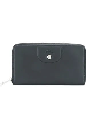 Longchamp Cartera con cremallera en el contorno