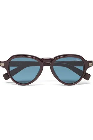 Ermenegildo Zegna Gafas de sol con montura redonda