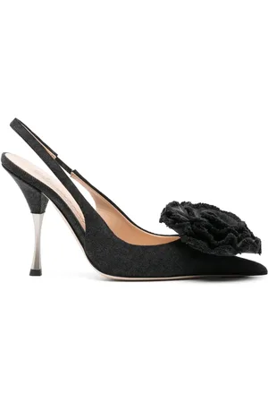BLUMARINE Zapatos de tacón con aplique floral