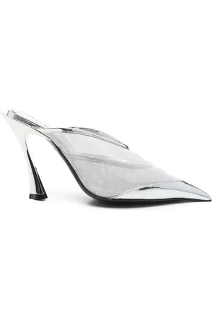 MUGLER Mules Fang con tacón de 95 mm