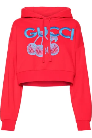 Gucci Sudadera con capucha y logo bordado