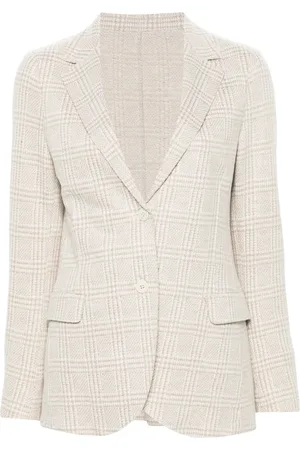 ELEVENTY Blazer a cuadros príncipe de Gales