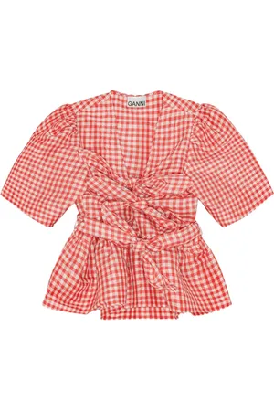 Ganni Blusa con lazo