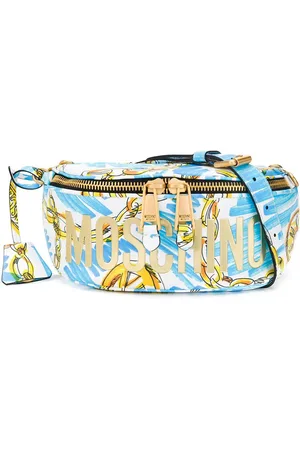 Moschino Riñonera con estampado de cadenas