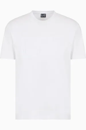 EA7 Camiseta con logo en relieve