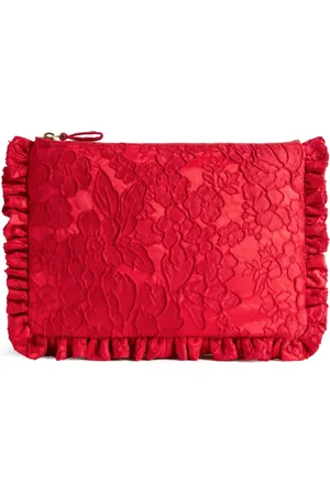 La DoubleJ Bolso de mano con encaje floral