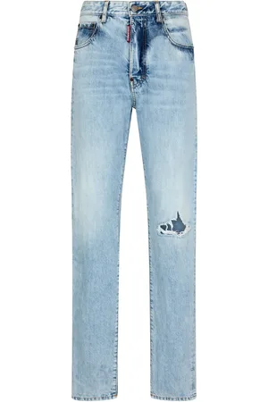 Dsquared2 Vaqueros slim con detalles rasgados