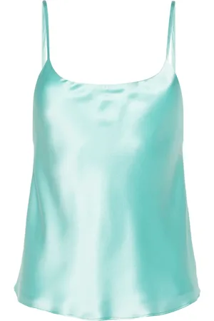 Max Mara Top Niagara de seda