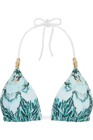 TEMPERLEY LONDON Top de bikini con motivo gráfico Liana