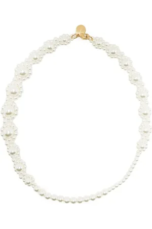 Simone Rocha Collar con perla artificial