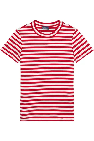 Ralph Lauren Camiseta a rayas con cuello redondo