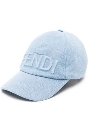 Fendi Gorra vaquera con logo en relieve