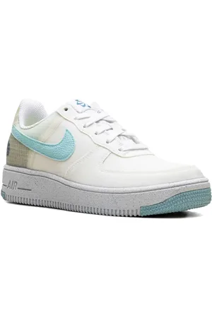 Nike Air Force 1 Low Crater "White/Rift Blue/Volt/Copa" sneakers