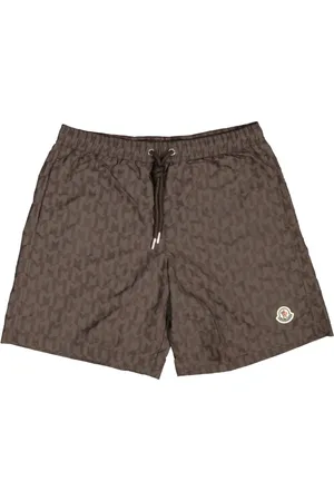 Moncler Bañador con monograma estampado