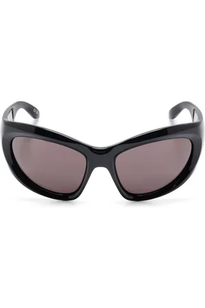 Balenciaga Gafas de sol Wrap con montura en D