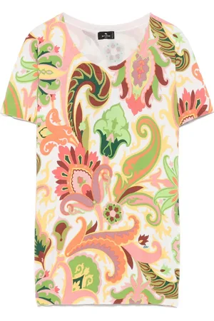 Etro Camiseta con estampado de cachemira