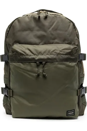 PORTER-YOSHIDA & CO Mochila con parche del logo y hebillas