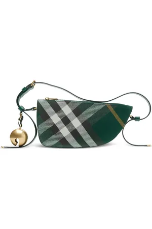 Burberry Bandolera Shield mini a cuadros