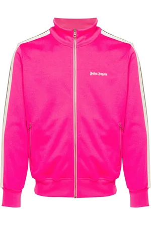 Palm Angels Chaqueta de chándal con logo bordado