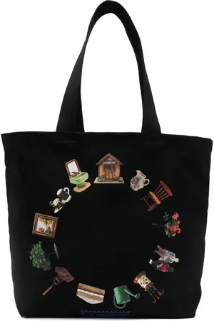 J.W.Anderson Bolso shopper con parche del logo