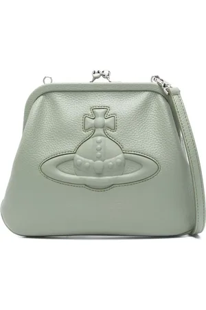 Vivienne Westwood Bolso de mano de piel con Orb en relieve